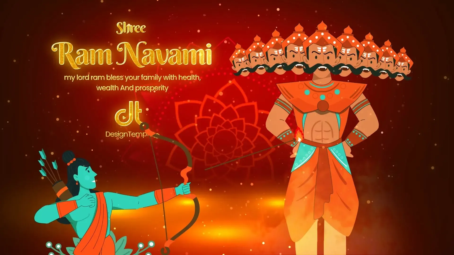 Vector 2D Shree Ram Navami Slideshow